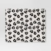 Skulls Plush Throw white/black - Hyde and EEK! Boutique™ - 3 of 4