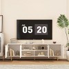 69" Modern TV Stand for 70 Inch TV, Media Console with Fluted Doors and Storage Cabinet for Living Room-3irtyhousy - 3 of 4