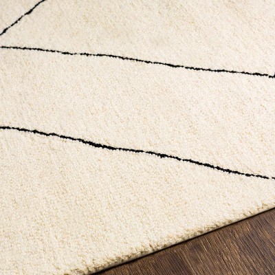 Hauteloom Rectangle Area Rug  Black