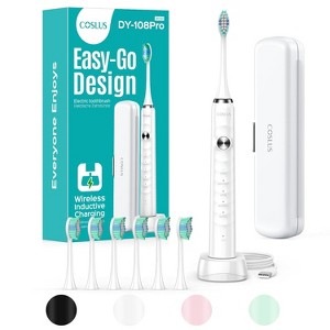 COSLUS Sonic Electric Toothbrush for Kids & Adults: 47000 VPM for Deep Cleaning Whitening with Travel Case 5 Modes for Sensitive Teeth Braces - 1 of 4