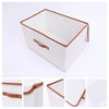 REGALWOVEN Collapsible Fabric Storage Cube with Handles and Lid for Shelves Closet 2 Pcs - 2 of 4
