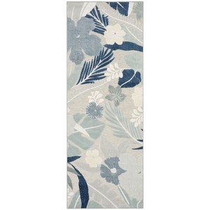 Nourison Suncoast Floral Tropical Indoor/Outdoor Flatweave Rug - 1 of 4