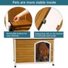 UbMelt  Outdoor&Indoor Dog House Solid Wood Waterproof Dog Kennel Puppy Shelter with Openable Top - 4 of 4