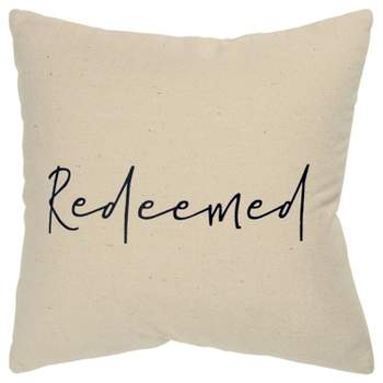 20"x20" Oversize Redeemed Poly Filled Square Throw Pillow - Rizzy Home