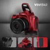 VIVITAR 4K Digital Camera with 64MP, 10x Optical Zoom, 3” LCD Display, LED Flash, Auto Focus, Macro Mode, Vlogging & Photography - 3 of 4