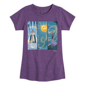 Girls' - Disney - Character Panels Fitted Short Sleeve Graphic T-Shirt - 1 of 4