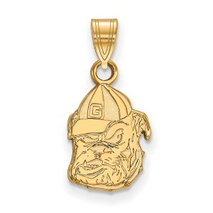 Black Bow Jewelry 10k Yellow Gold Georgia Bulldogs NCAA Small Pendant - 1 of 3