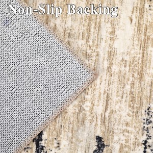Area Rugs for Living Room Washable Rug Abstract Modern Neutral Large Soft Stain Resistant Non-Slip Mat Carpets for Bedroom Indoor Home Office Carpet - 1 of 4