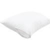 Sealy Jumbo Cotton Touch Pillow Protector: Zippered, Woven Fabric, Machine Washable, Tumble Dry, 65% Cotton 35% Polyester - 4 of 4