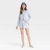 Women's Long Sleeve Collared Linen Button-Down Shirt - Universal Thread™ - 3 of 3