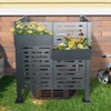 3.5 x3.5 FT Air Conditioner Fence for Outdoor Units, Metal Privacy Fence Cover, Perfect to Conceal Air Conditioning Units - 2 of 4