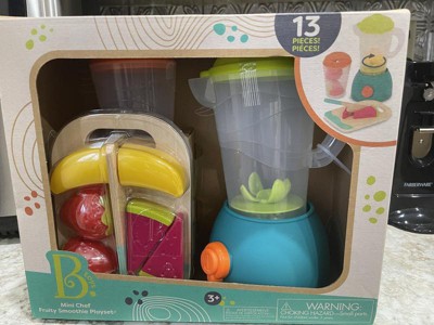 Melissa & Doug Smoothie Maker Blender Set with Play Food - 22 Pieces - Play  Blender Mixer Toy for Kids Kitchen Ages 3+