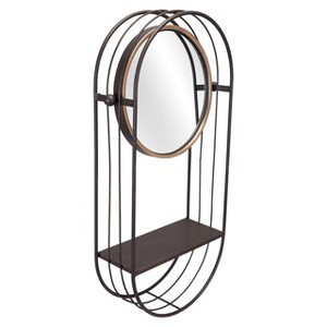 Zuo Saroni Mirror Shelf Antique Gray - 1 of 4