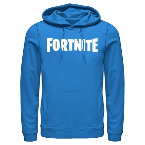 Men's Fortnite Classic White Logo Pull Over Hoodie - 1 of 4