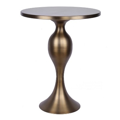 NicBex Metal Accent Table Oil Rubbed Bronze Finish, Contemporary Side Table for Living Room, Entryway