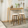 Nordlys Set of 2 Solid Wood and Velvet Chairs Modern Design Style Upholstery Dining Room - 3 of 4