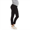 Women's Butter Ankle Slit Maternity Jeans - 1822 Denim - 2 of 4