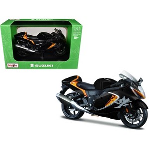 2022 Suzuki Hayabusa Black Metallic 1/12 Die Cast Motorcycle model by Maisto - 1 of 3