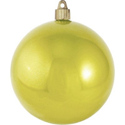 Christmas by Krebs 4ct Fierce Yellow Shatterproof Shiny Christmas Ball Ornaments 4.75" (120mm)