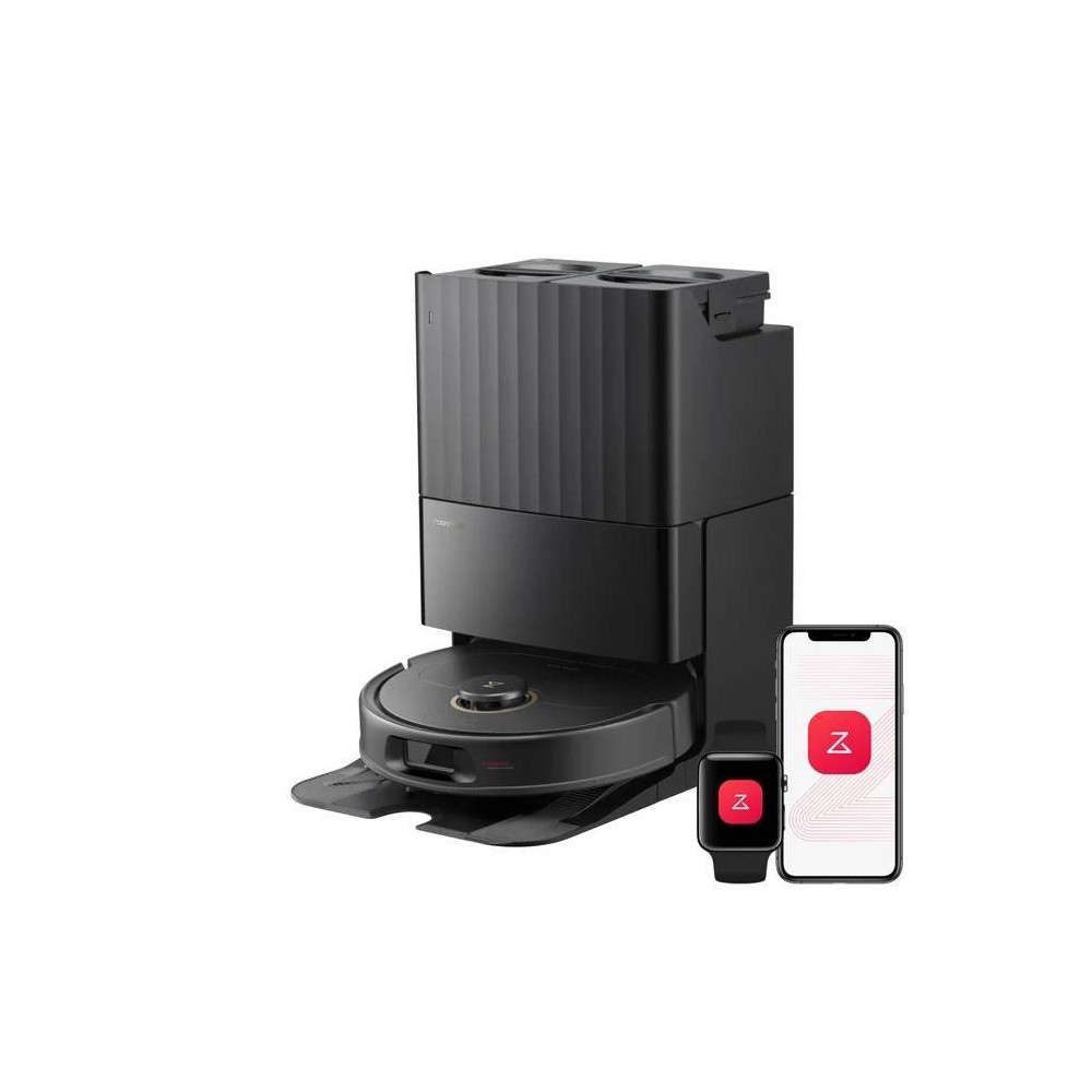Roborock Qrevo Series Cordless Robot Vacuum and Mop 6.5" Cleaning Path Black