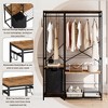 Portable Freestanding Wardrobe Clothes Rack with Premium Oxford Cloth Storage Bag - 4 of 4