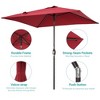 Sonkuki 6.5 FT Outdoor Patio Umbrella Market Table Umbrella With a Crank for Garden, Deck and Pool - 4 of 4
