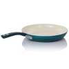 Oster Corbett 12 Inch Nonstick Aluminum Frying Pan in Blue - image 2 of 4