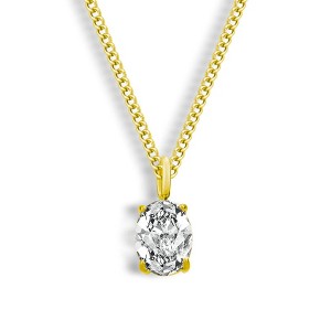 EVRY JEWELS WATERPROOF Gold or Silver Plated Juno Necklace - 1 of 2