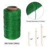 Unique Bargains Wear-Resistant Polyester Embroidery Waxed Thread with Needles - 2 of 4