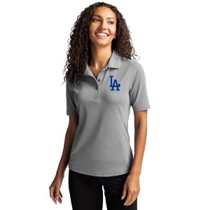 Los Angeles Dodgers Cutter & Buck Virtue Eco Pique Recycled Womens Polo - 1 of 1