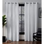 Set Of 2 Forest Hill Woven Blackout Curtain Panels - Exclusive Home