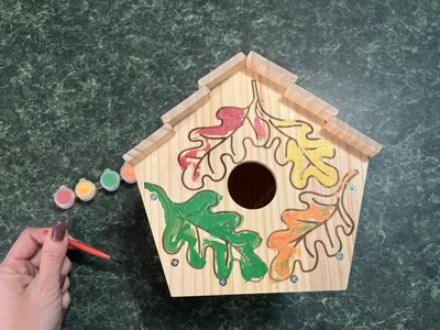 Neliblu 12 DIY Wood Birdhouse Kits - Crafts for Girls & Boys, Bird House Kit  - Fry's Food Stores