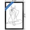 Trends International Woman - Continuous Line Drawing Framed Wall Poster Prints - 3 of 4