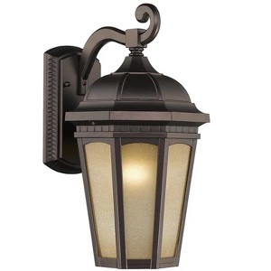 Chloe Lighting CH22019AR16-OD1 Telsa Transitional 1 Light Rubbed Bronze Outdoor Wall Sconce 16.5`` Height - 1 of 4