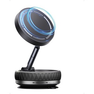 HTUTWOO Vacuum Magnetic Phone Holder for Car, 360 Suction Cup Phone Mount with Snaplock Tech, Adjustable Magnet Stand for Your Car - 1 of 4