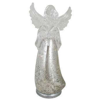 Northlight 13” Lighted Angel Holding a Star Christmas Tabletop Figurine