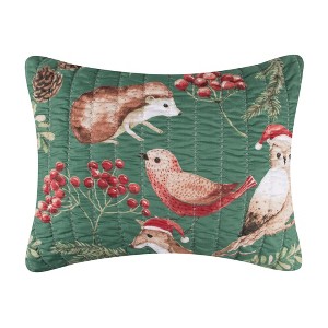 Greenland Home Fashions 2404BKS Willow King Sham, 20x36 Inch - 1 of 4
