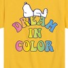 Boys' - Peanuts - Dream In Color Short Sleeve Graphic T-Shirt - 2 of 4