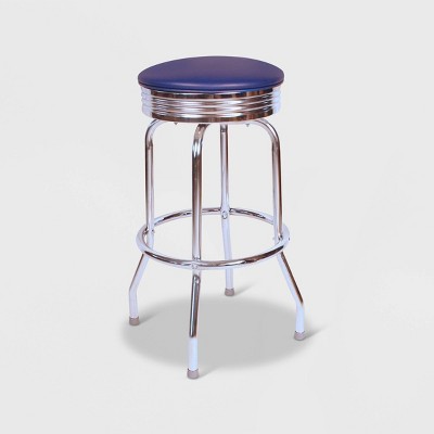 24" Floridian Swivel Counter Height Barstool Blue - Richardson Seating