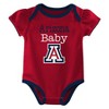 NCAA Arizona Wildcats Infant Girls' 3pk Bodysuit - 2 of 4