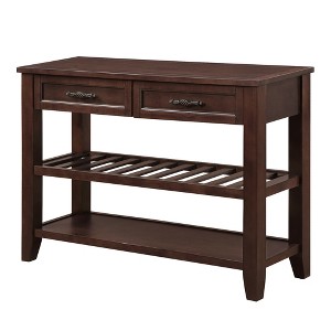 Bella Depot 42" Console Sofa Table with 2 Drawers and 2 Shelves - 1 of 4