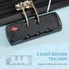 Kumasinova Hard-Shell Luggage,Set of 3,2 Expandable Suitcases with TSA Lock & Travel Bag,Front Opening Luggage with USB Ports,20"&24" - 4 of 4