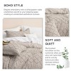 Bedsure | 3Pcs Comforter Bedding Set with Intricate Solid Embroidery - 4 of 4