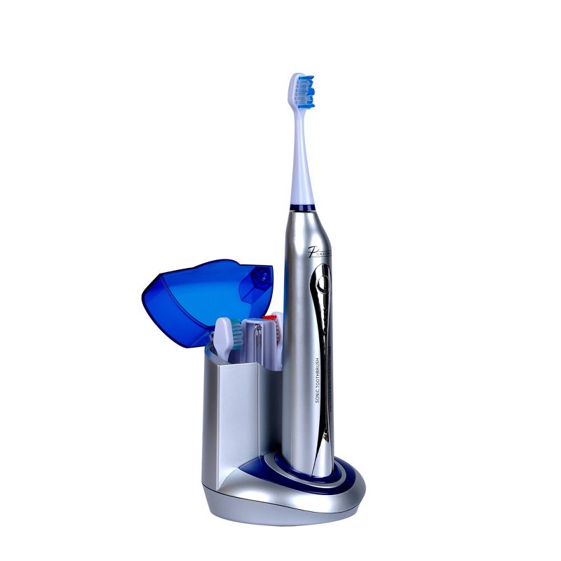 Pursonic Toothbrush with UV Sanitizer +12 Brush Heads - S450SR, 4 of 7
