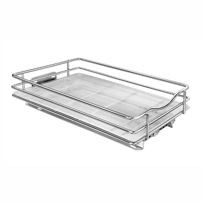 Lynk Professional Slide Out Spice Rack Upper Cabinet Organizer - 6" Wide: Chrome-Plated Kitchen Storage, Pull Out System — фото 8