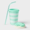 17 fl oz Tumbler with Figural Alligator Lid Green - Sun Squad™ - 2 of 3