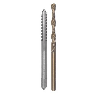 Unique Bargains Cobalt High Speed Steel Straight Flute Twist Drill Bit Tap and Bit Set - 1 of 3