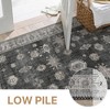 Abynow Vintage Floral Farmhouse Indoor Washable Area Rug - 3 of 4