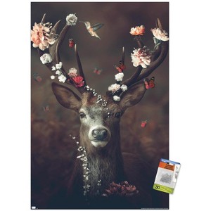Trends International Reinders - Fauna Flora Deer Unframed Wall Poster Prints - 1 of 4