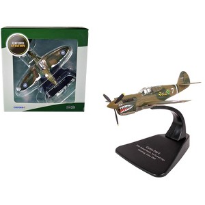 Curtiss P40 E Warhawk Fighter Plane 1st Pursuit Squadron Kunming, China (1944) 1/72 Diecast Model Airplane by Oxford Diecast - 1 of 4